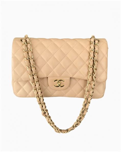 bolsa chanel bege original|bolsas Chanel pre owned.